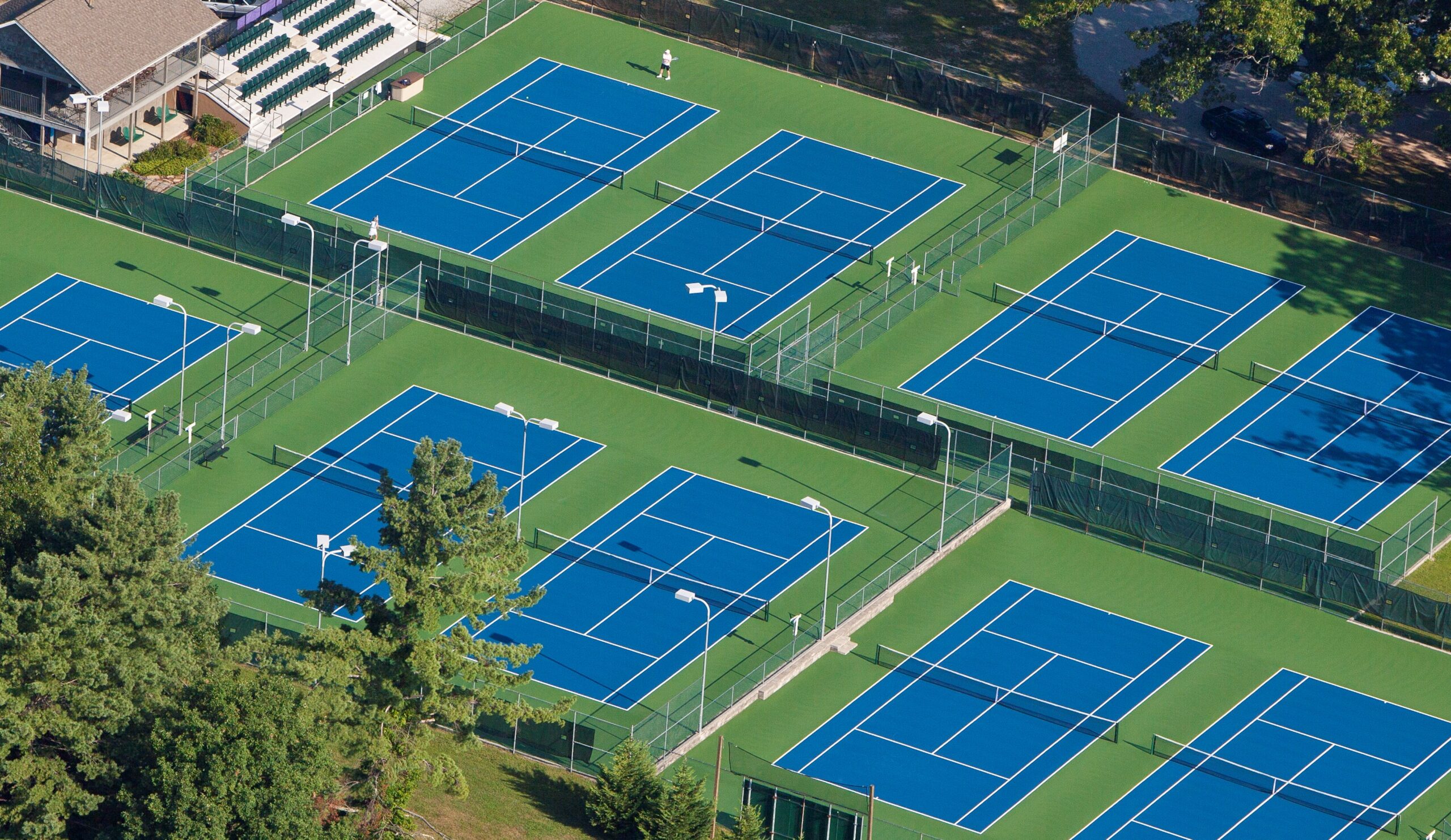 University of the South new tennis court surfaces